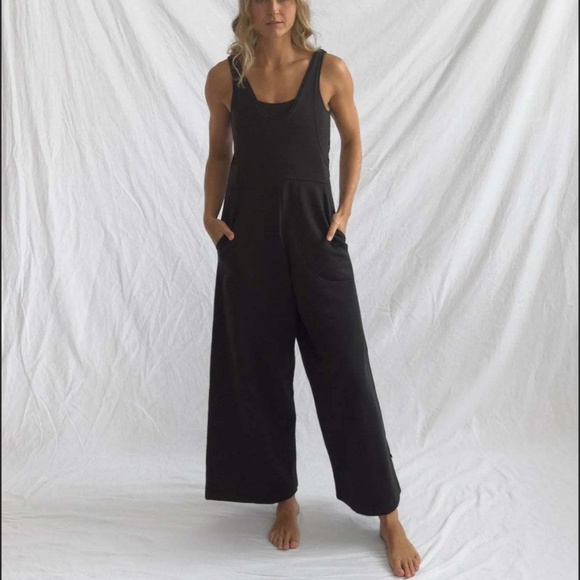 Ana + Zac Tank Jumpsuit Coal Small - Picture 2 of 6
